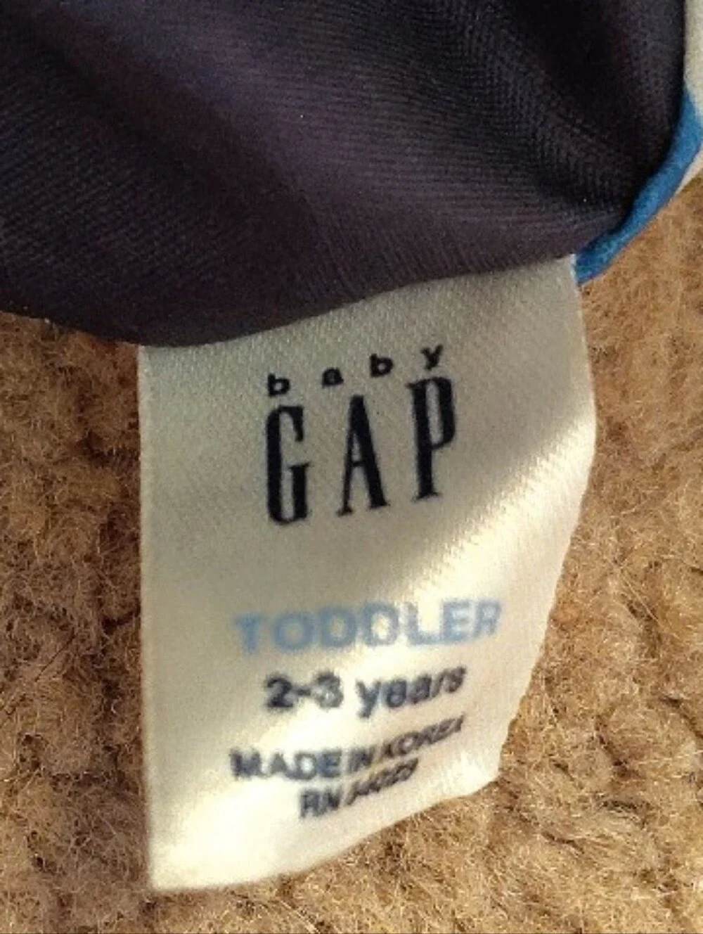 Baby GAP Navy and Blue Floral Bucket Hat